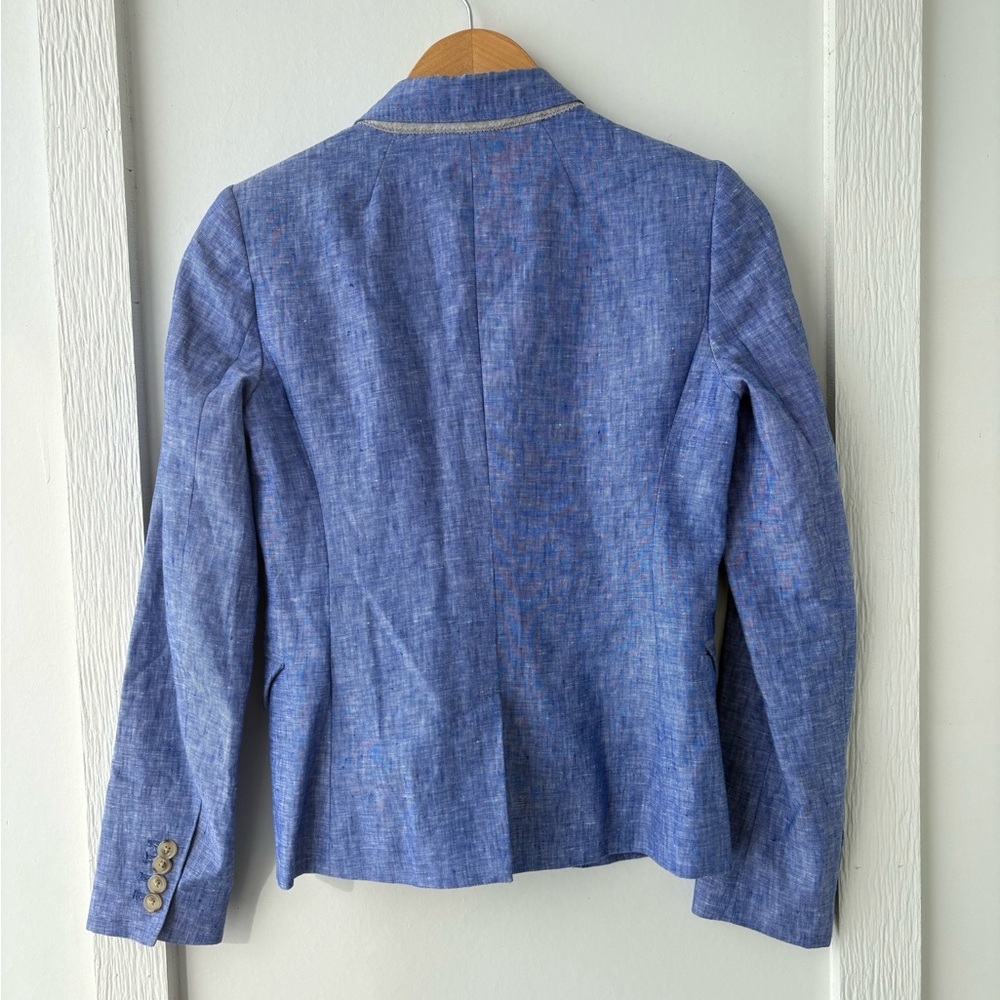 J.Crew Schoolboy Linen Blazer – Women’s Size 2 - Picture 10 of 10